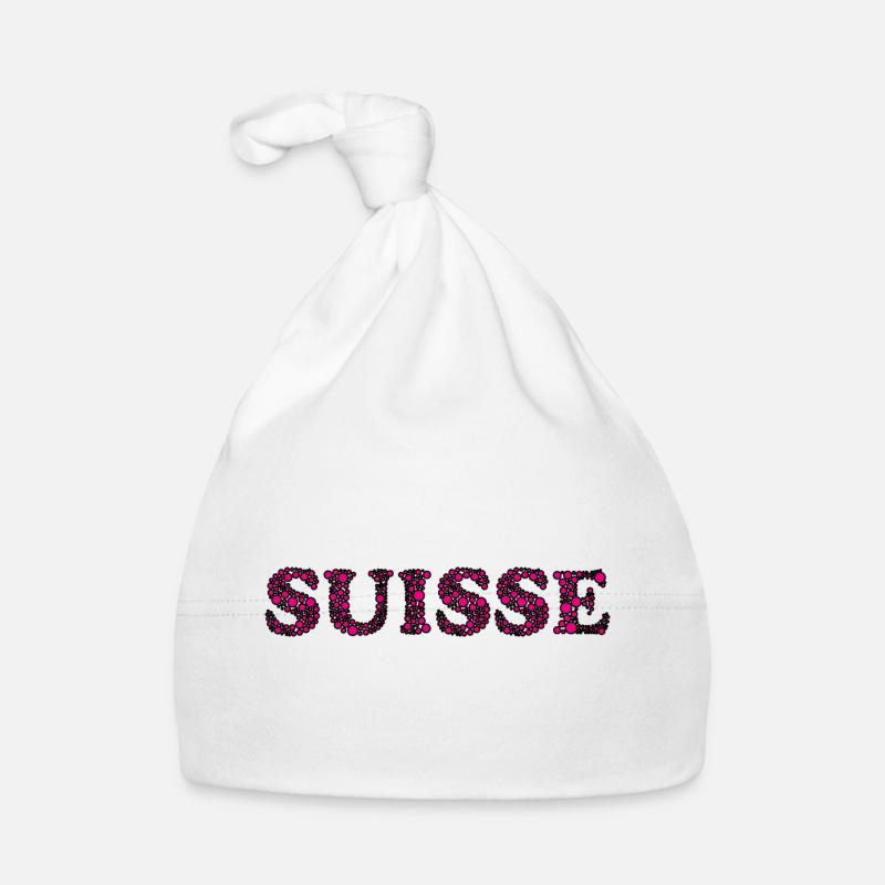 SUISSE. PAYS Bonnet bio Bébé