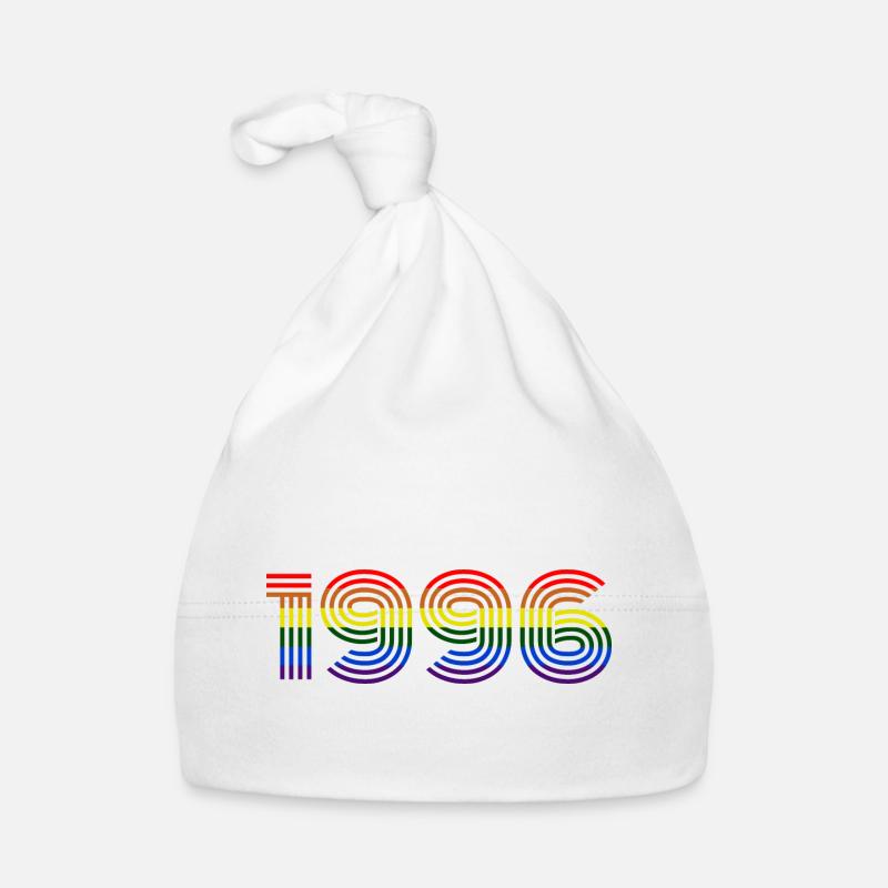 Regenbogen 1996 Baby Bio-Mütze