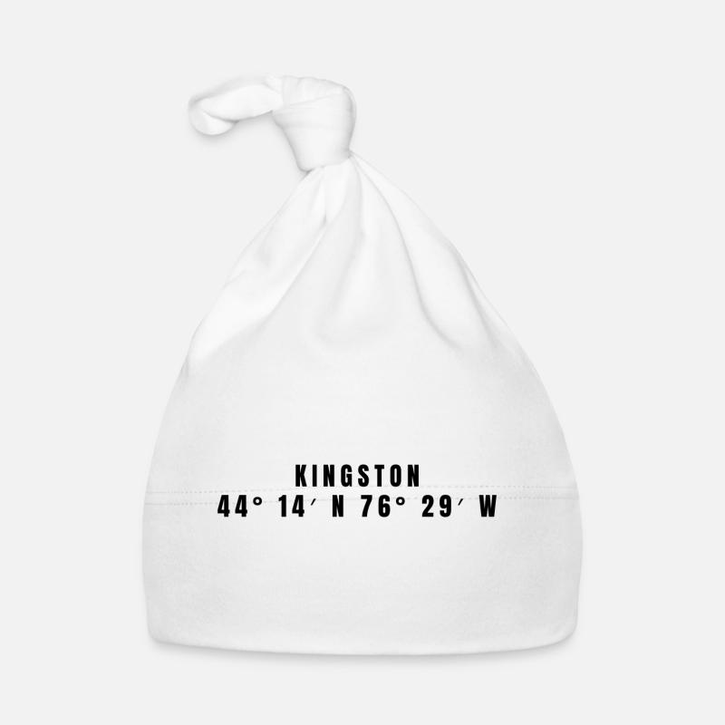 Kingston, Canada Coordinates Organic Baby Cap