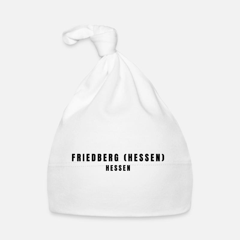 Friedberg (Hessen) Hessen - Baby Bio-Mütze - Weiß