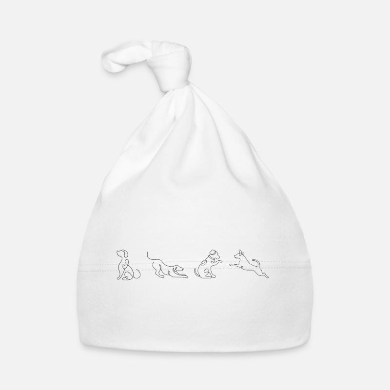 Chiens ligne  Bonnet bio Bébé