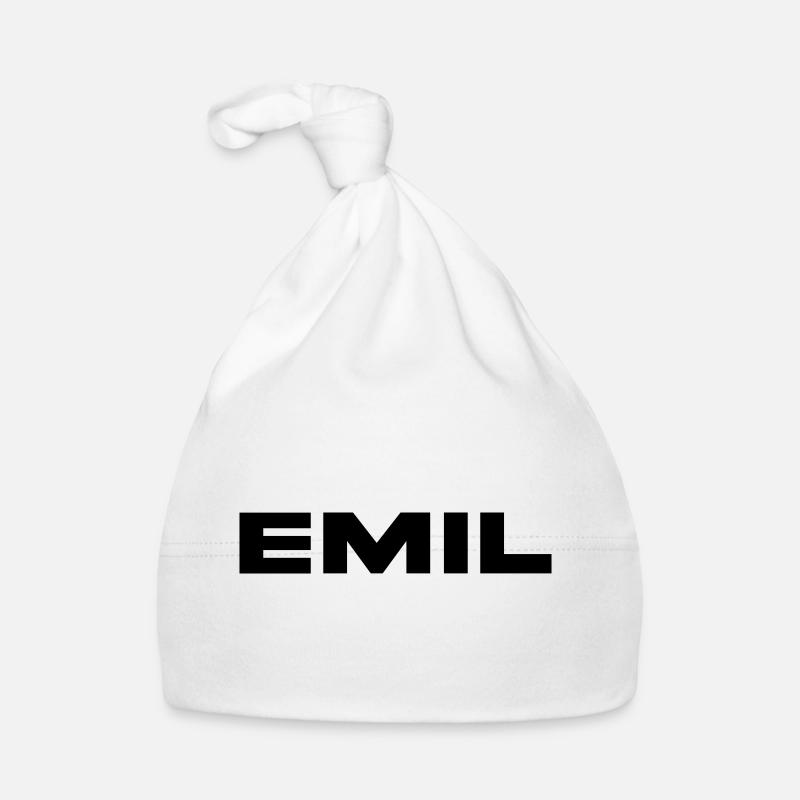 Emil Cognome Cappellino ecologico per neonato