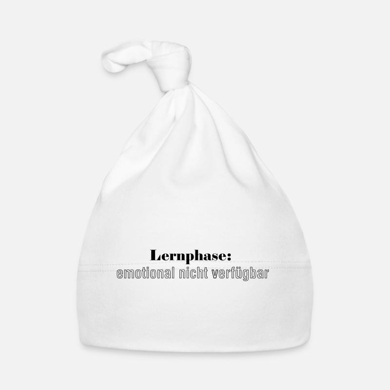 Learning phase: emotionally unavailable Organic Baby Cap