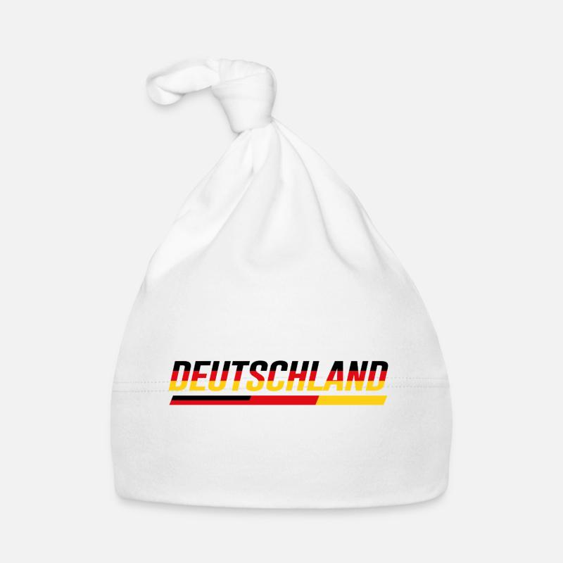 DEUTSCHLAND – Speed Stripe Racing Look Baby Bio-Mütze
