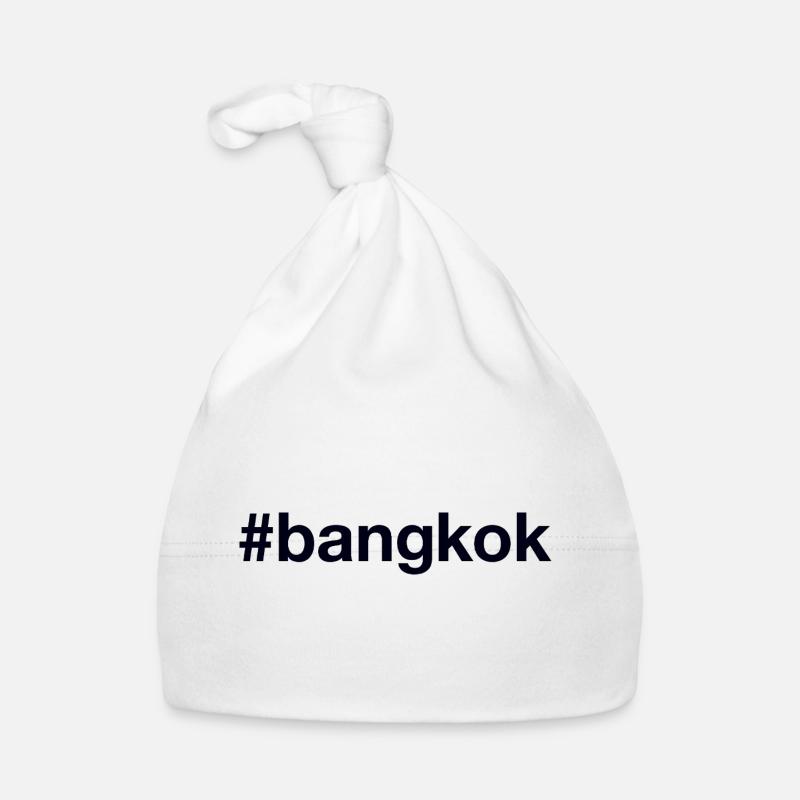 Hashtag Bangkok Thaïlande Bonnet bio Bébé