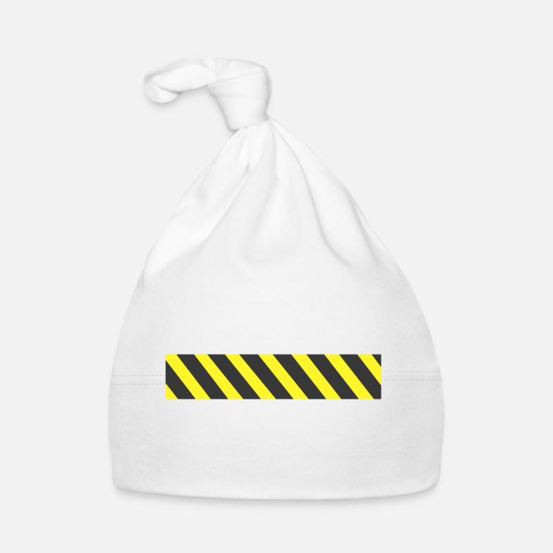 Caution tape Organic Baby Cap