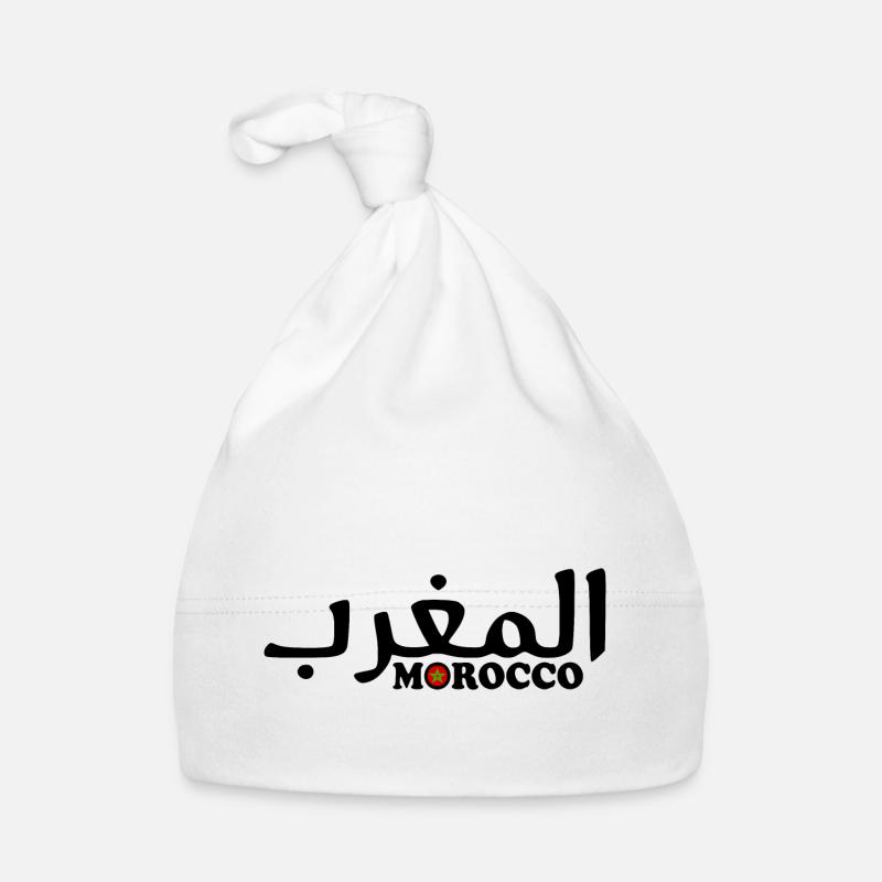 Maroc - Bonnet bio Bébé - blanc