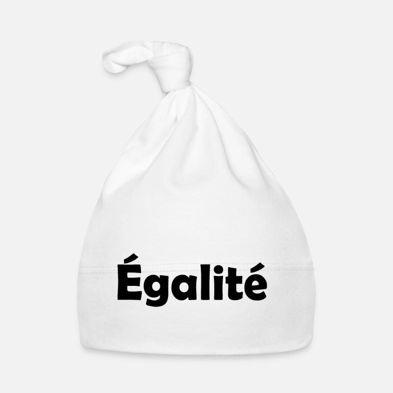 Egalite - Bonnet bio Bébé - blanc