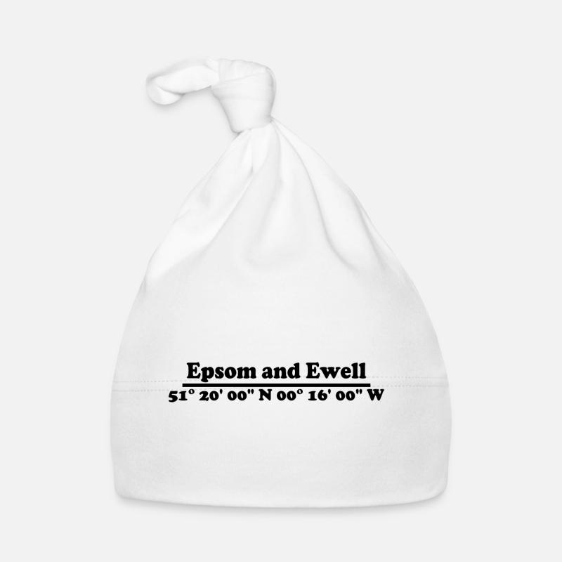 Coordonnées d’Epsom et d’Ewell - Bonnet bio Bébé - blanc