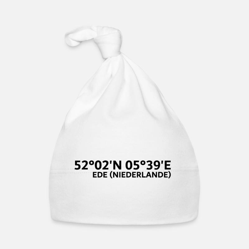 Ede (Netherlands) coordinates Organic Baby Cap