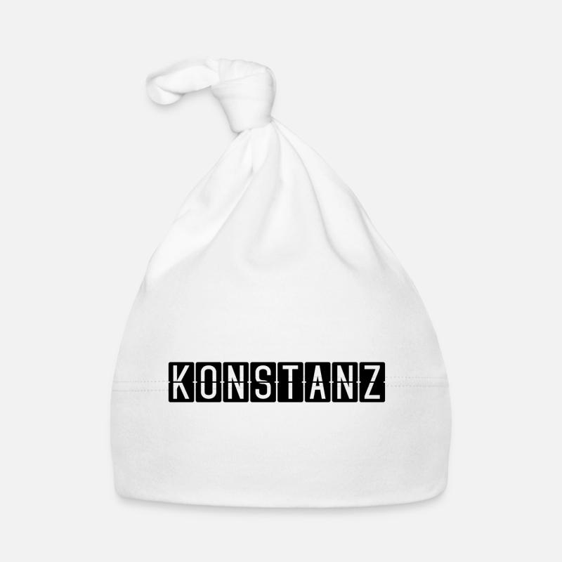 Konstanz Flughafentafel Baby Bio-Mütze