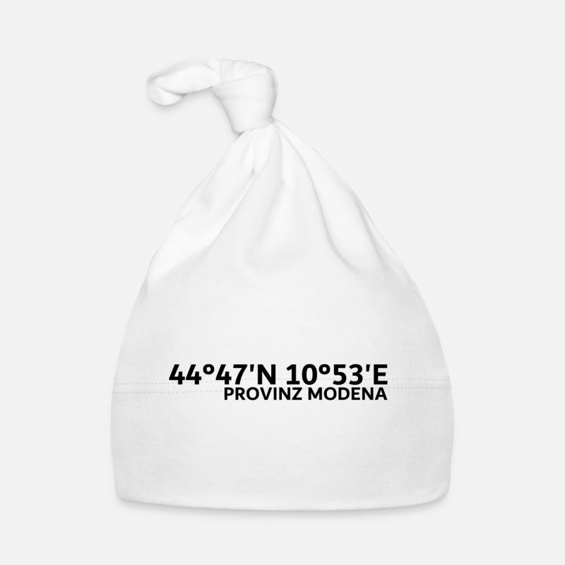 Coordonnées de la Province de Modène Bonnet bio Bébé