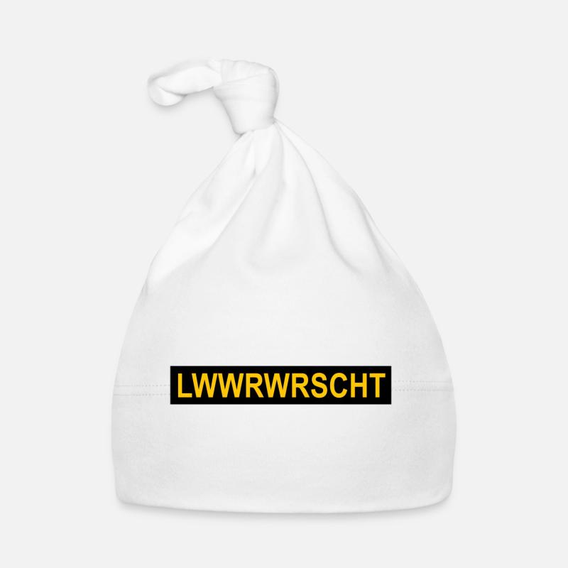 Leberwurst: Nationalgericht der Pfalz. Baby Bio-Mütze