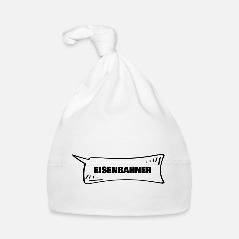 Eisenbahner Baby Bio-Mütze