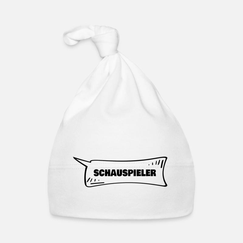 Speech Bubble Actor Organic Baby Cap