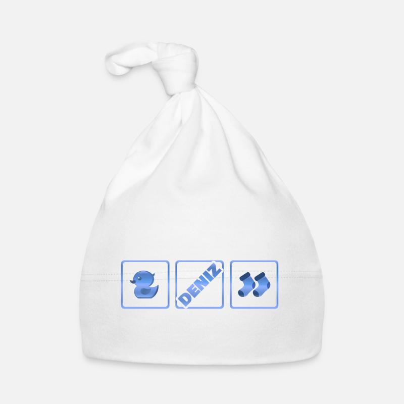 Geschenk für Deniz Baby Bio-Mütze