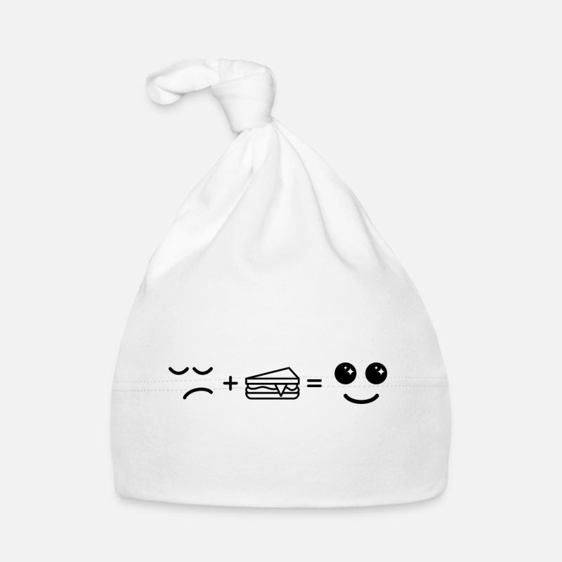 triste manger du gâteau devenir heureux Bonnet bio Bébé
