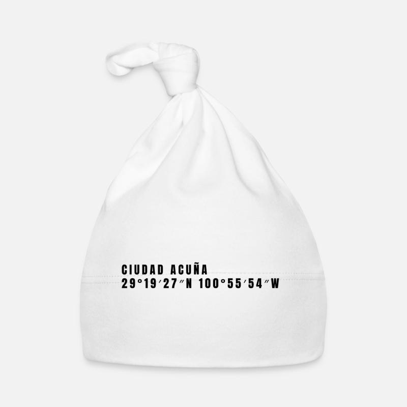 Coahuila, Mexico Coordinates Organic Baby Cap
