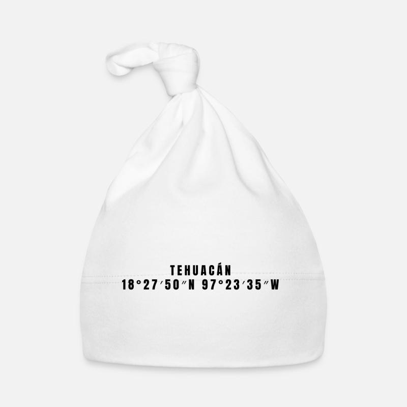 Tehuacán, Mexico Coordinates Organic Baby Cap