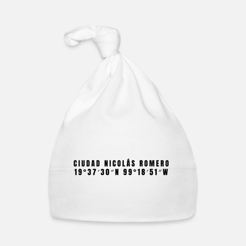 Ciudad Nicolás Romero, Mexico Coordinates Organic Baby Cap