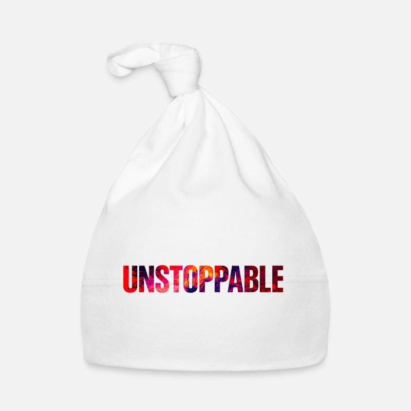 Conception de typographie abstraite imparable Bonnet bio Bébé