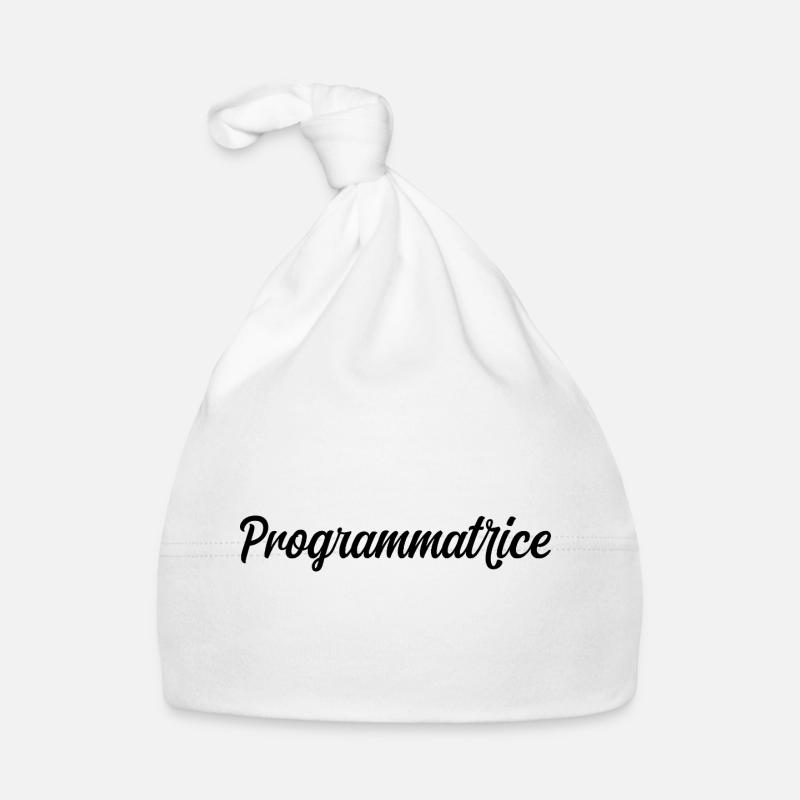 Programmatrice Informatique Code Développeuse Web Bonnet bio Bébé