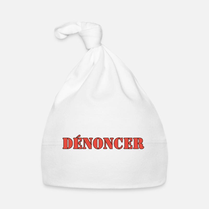DÉNONCER Bonnet bio Bébé