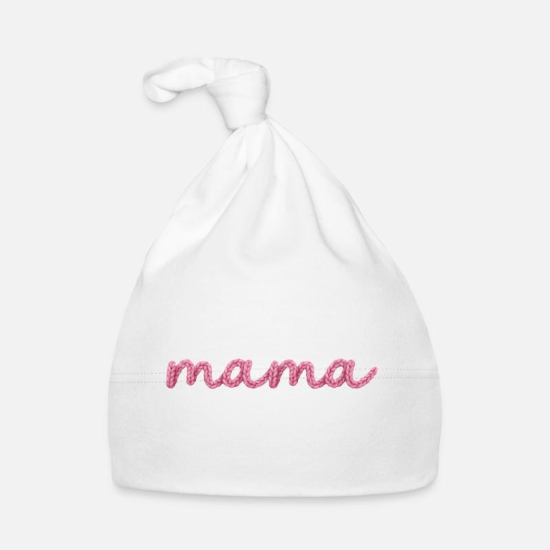 Mama Strickdesign Muttertag Baby Bio-Mütze