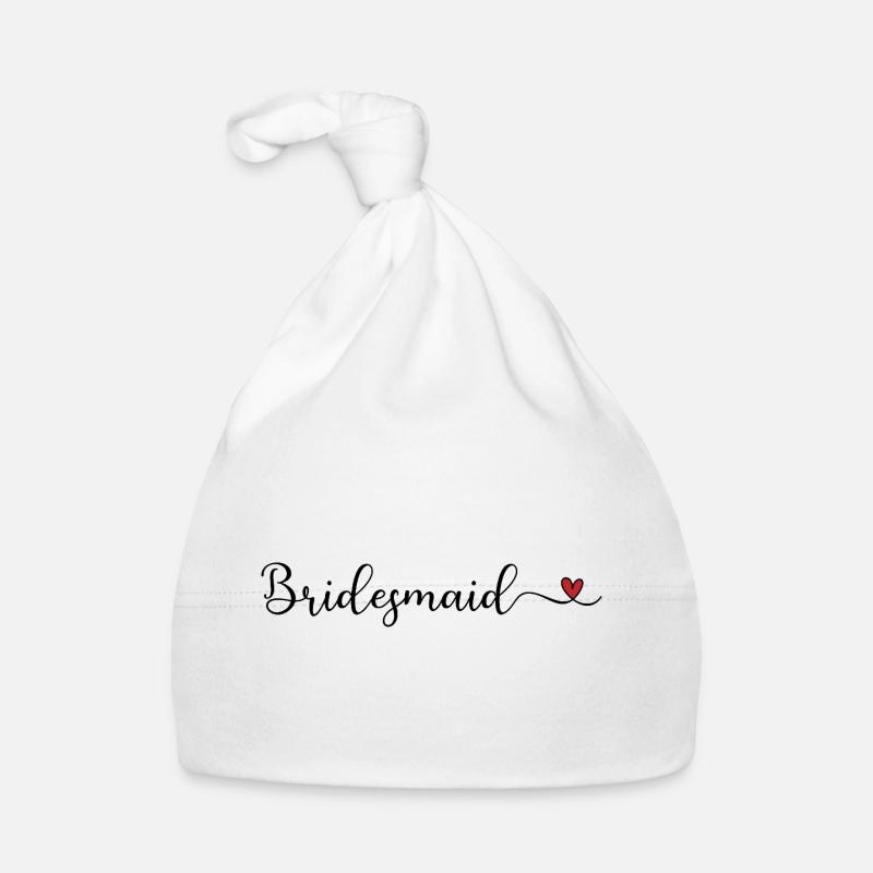 Bridesmaid Organic Baby Cap