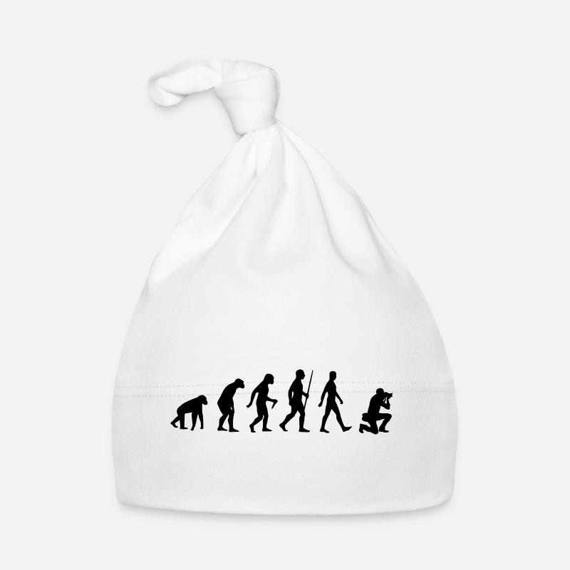 Evolution Photographe Cadeau Human Monkey Photographie Bonnet bio Bébé