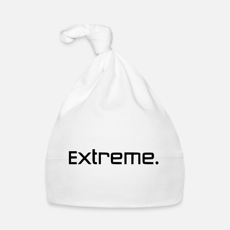 Noir extrême Bonnet bio Bébé