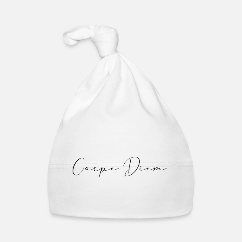Carpe Diem - Bonnet bio Bébé - blanc