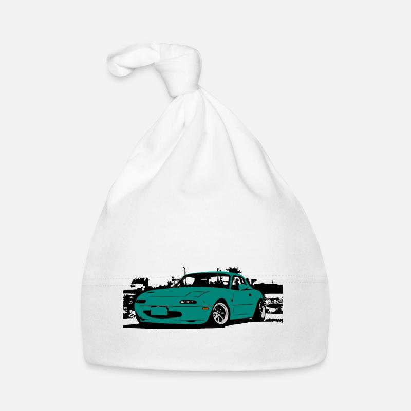 MIATA MK2 MX5 - Bonnet bio Bébé - blanc
