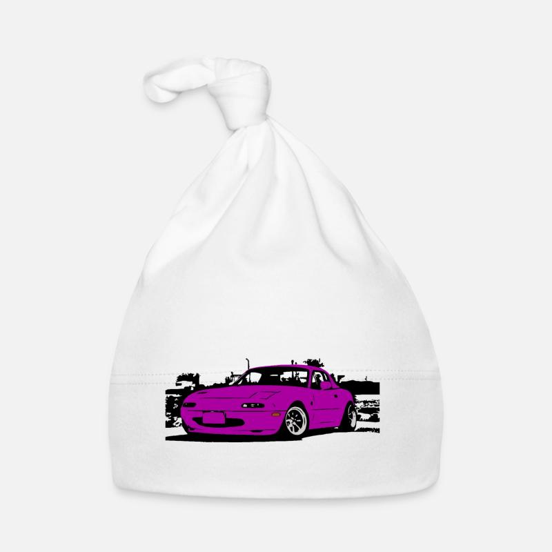 MIATA MK2 MX5 rosa Baby Bio-Mütze