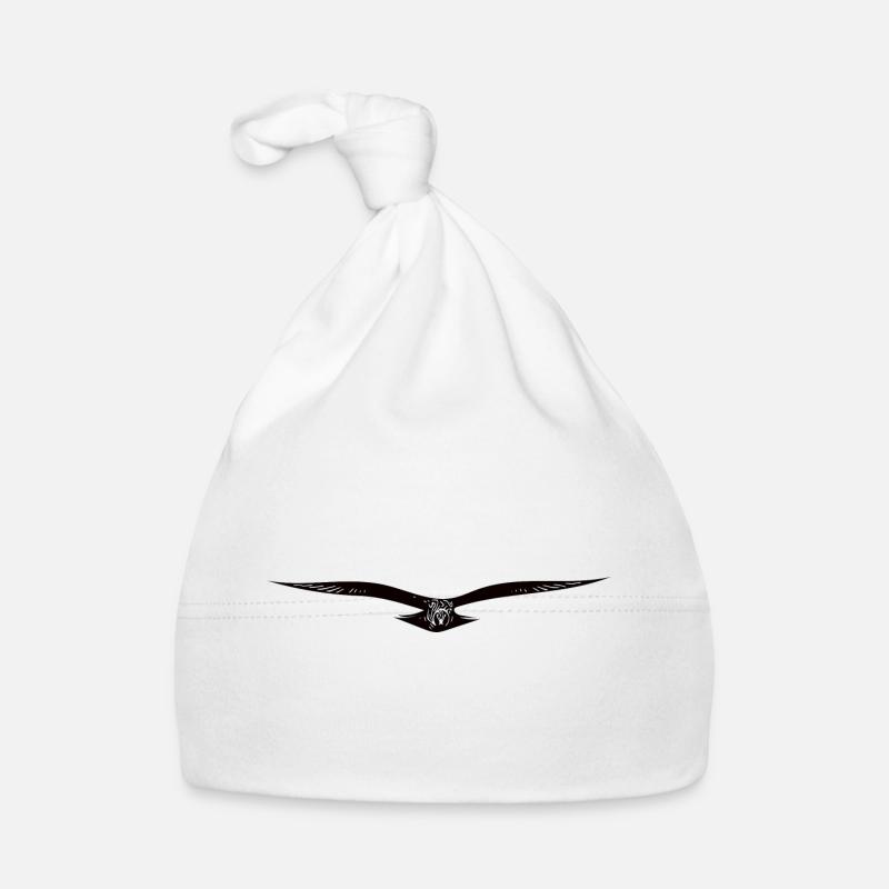 Elegant flying eagle Organic Baby Cap