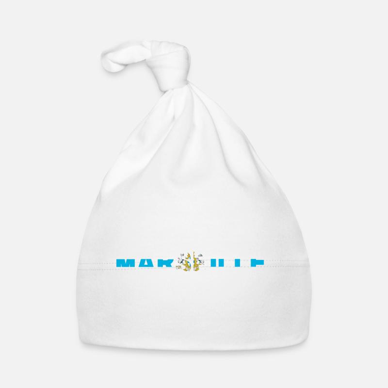 Marseille - Bonnet bio Bébé - blanc