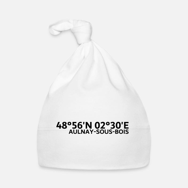 Aulnay-sous-Bois coordinates Organic Baby Cap
