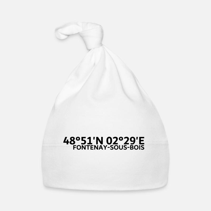 Fontenay-sous-Bois coordinates Organic Baby Cap