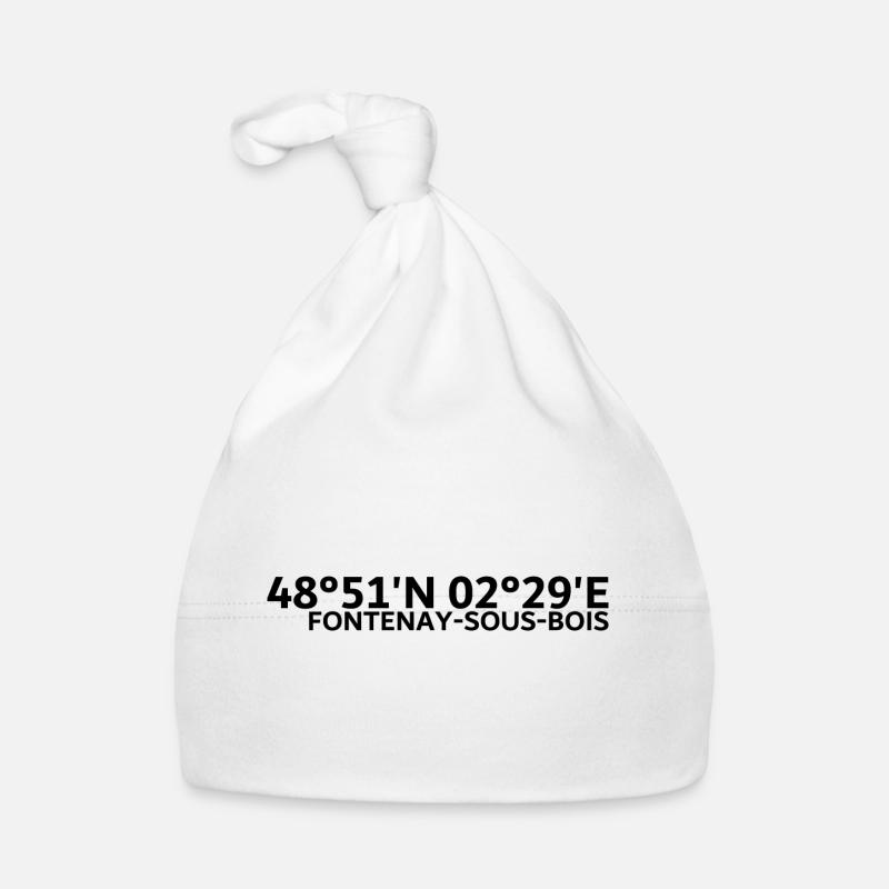 Fontenay-sous-Bois coordinates Organic Baby Cap