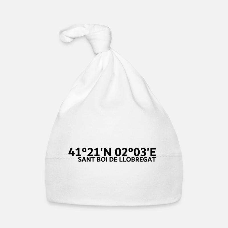 Sant Boi de Llobregat Coordinates Organic Baby Cap