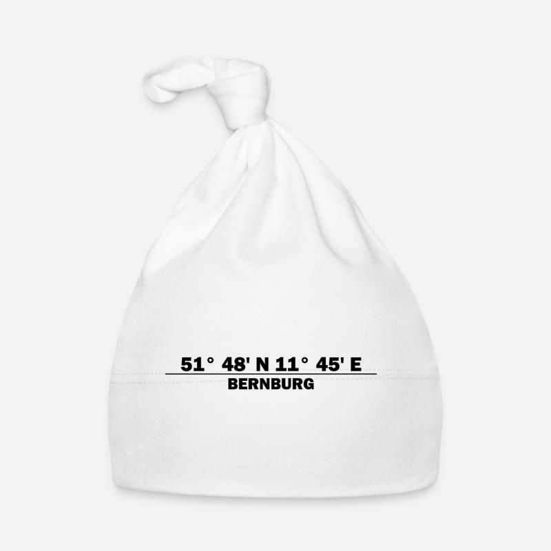 Bernburg coordinates Organic Baby Cap