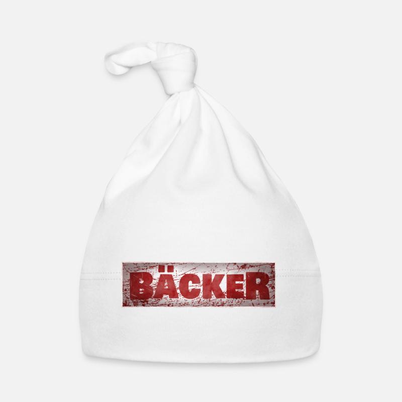 Von Beruf aus Bäcker Baby Bio-Mütze