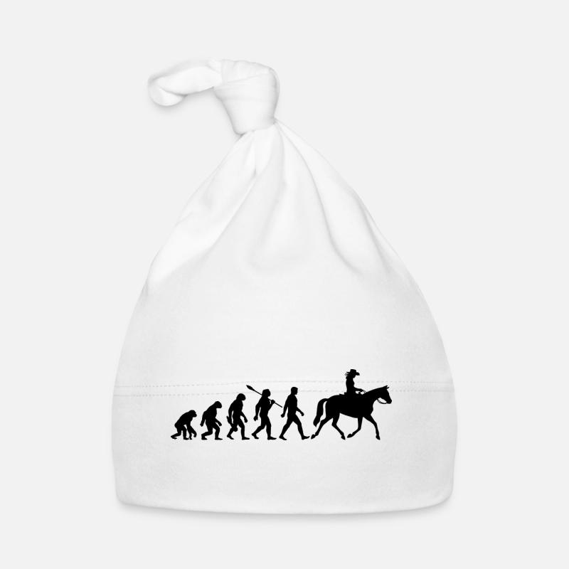 Evolution - Équitation - Équitation Western - Bonnet bio Bébé - blanc