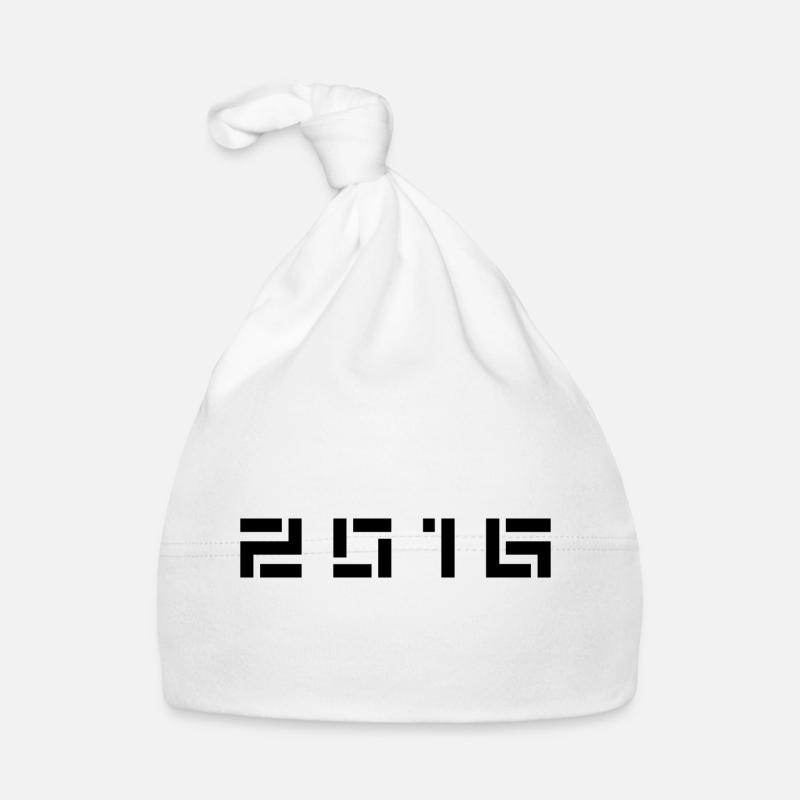 Année de naissance Anniversaire Né(e) en 2016 Bonnet bio Bébé