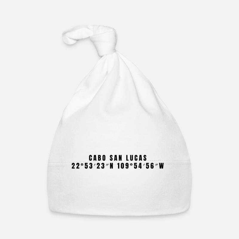 Coordonnées de Cabo San Lucas, Mexique Bonnet bio Bébé