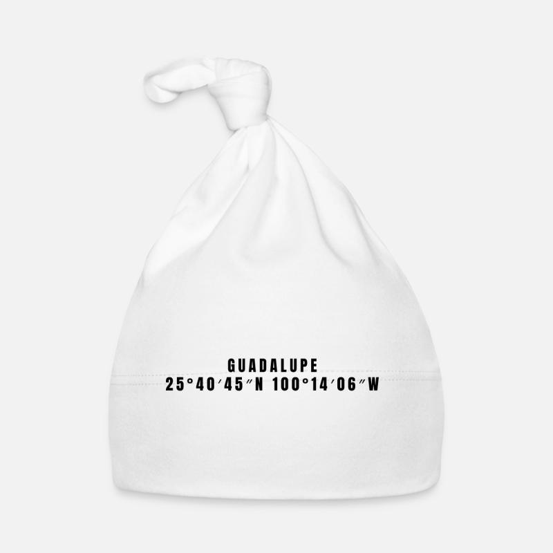 Guadalupe, Mexico Coordinates Organic Baby Cap