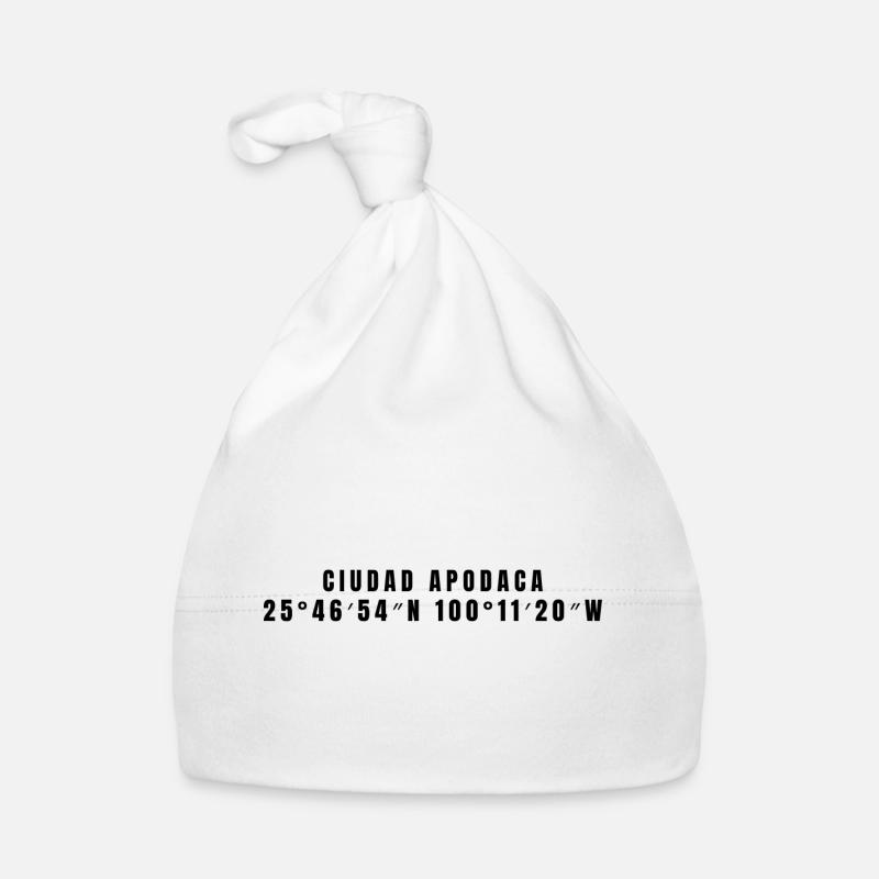 Ciudad Apodaca, Mexico Coordinates Organic Baby Cap