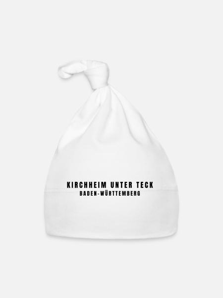 Kirchheim unter Teck, Baden-Württemberg - Organic Baby Cap - white - Front