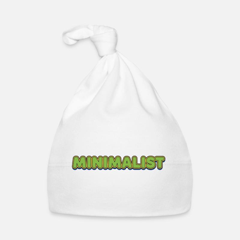 Minimalist Neon Lettering Retro Organic Baby Cap