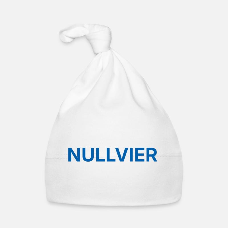 Nullvier blue Organic Baby Cap